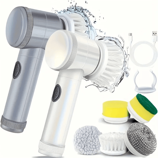 Electric Spic Scrubber | Power Spin Scrubber |Electric Cleaning Brush for Bathroom and Kitchen in UK