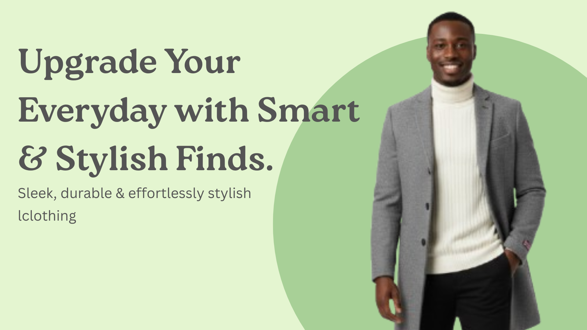 Men Clothing Banner - The Lofty Store