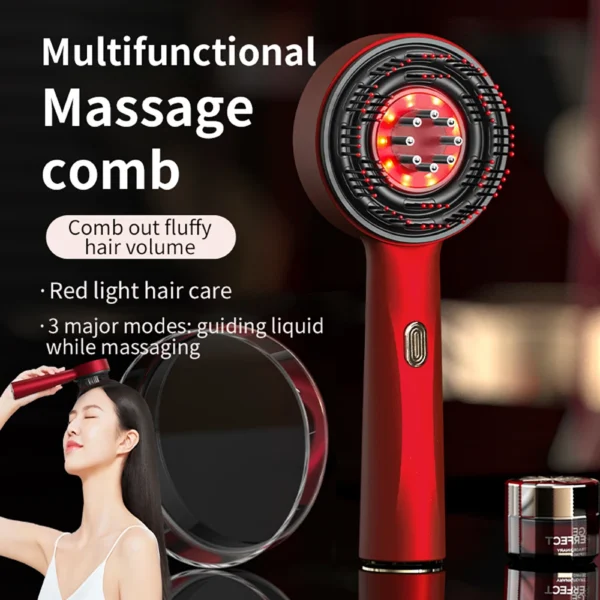 Electric scalp massager for hair growth