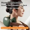 Neck and shoulder massager with heat function