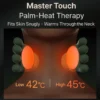 Neck and shoulder massager with heat function