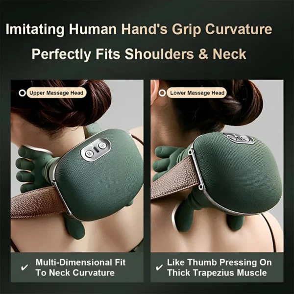 Neck massager UK with 3 intensity levels