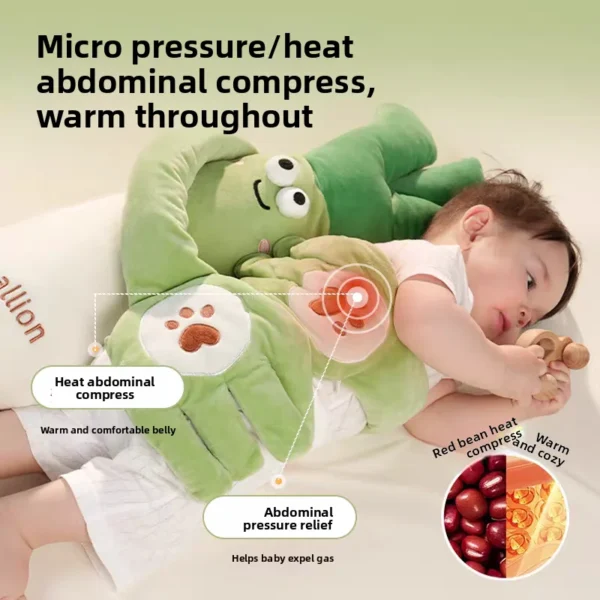 Baby soothing pillow with patting motion
