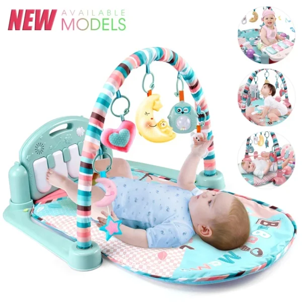 4 in 1 Baby Play Mat with Piano and Education Mat