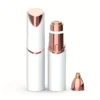 2-in-1 women's facial hair remover with rechargeable facial shaver